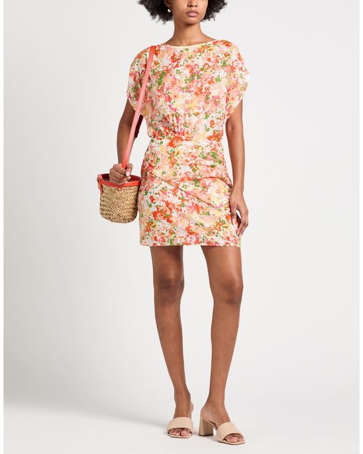 8pm Orange Mini Dresses