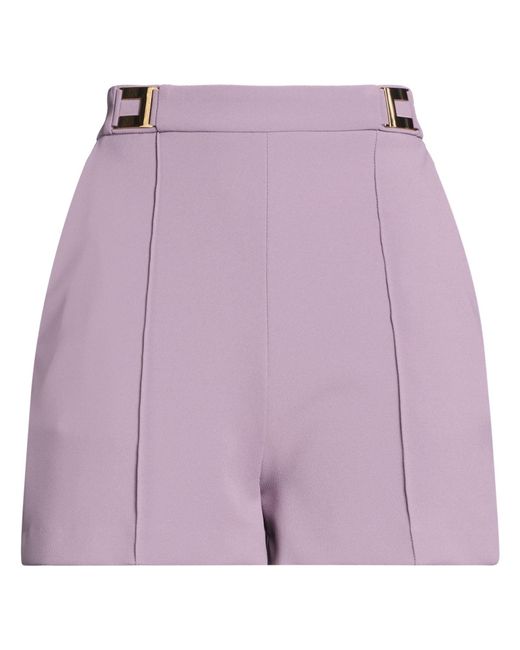Elisabetta Franchi Purple Shorts & Bermuda Shorts