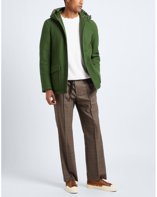 Herno Green Coat for men