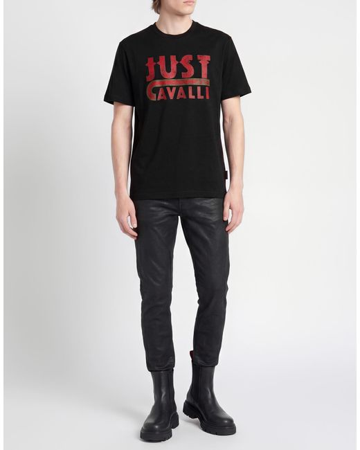 Just Cavalli Black T-Shirts for men