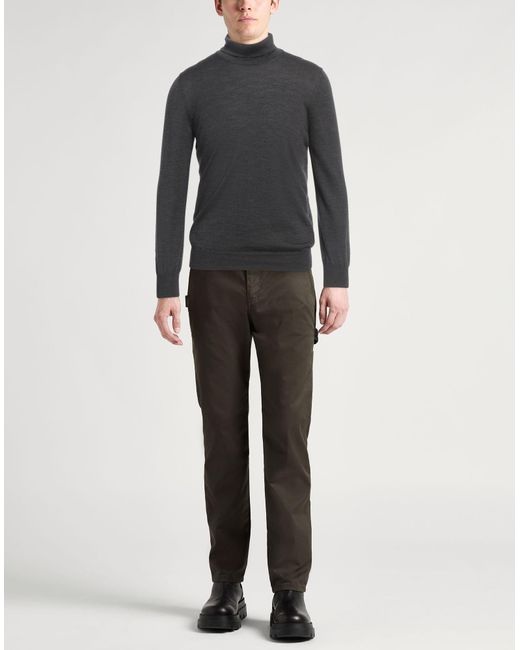 Lardini Gray Turtleneck Wool for men