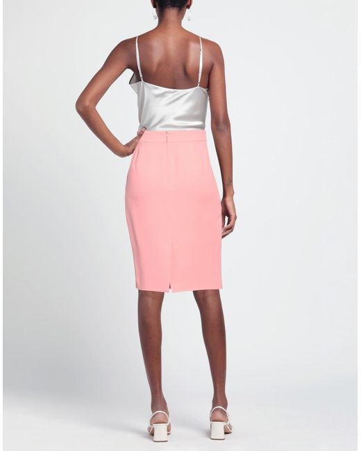 Emporio Armani Pink Midi Skirt