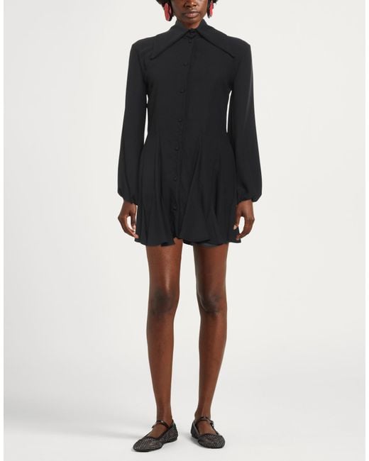 MEIMEIJ Black Mini Dress Polyester