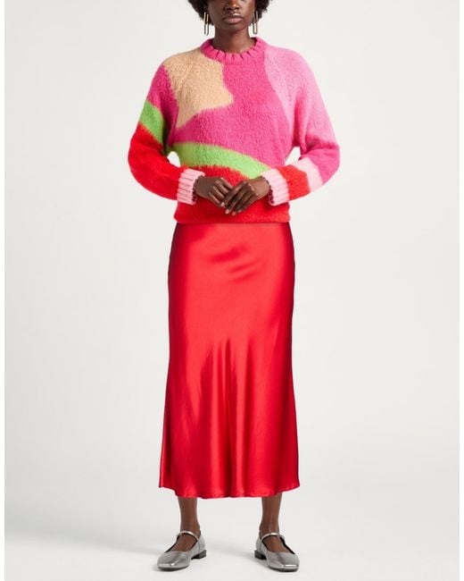 Ottod'Ame Red Midi Skirts
