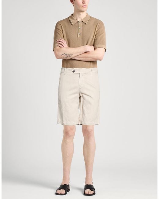 Eleventy Natural Shorts & Bermuda Shorts Cotton for men