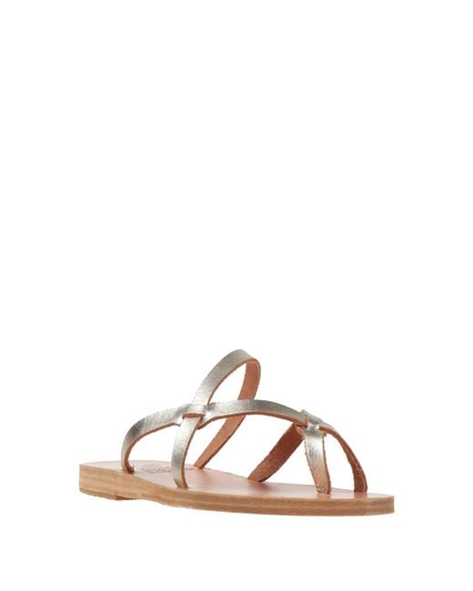 Ancient Greek Sandals Brown Thong Sandal Cowhide