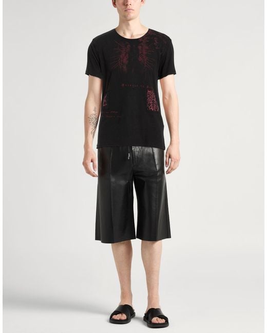 John Varvatos Black T-Shirt Organic Cotton for men