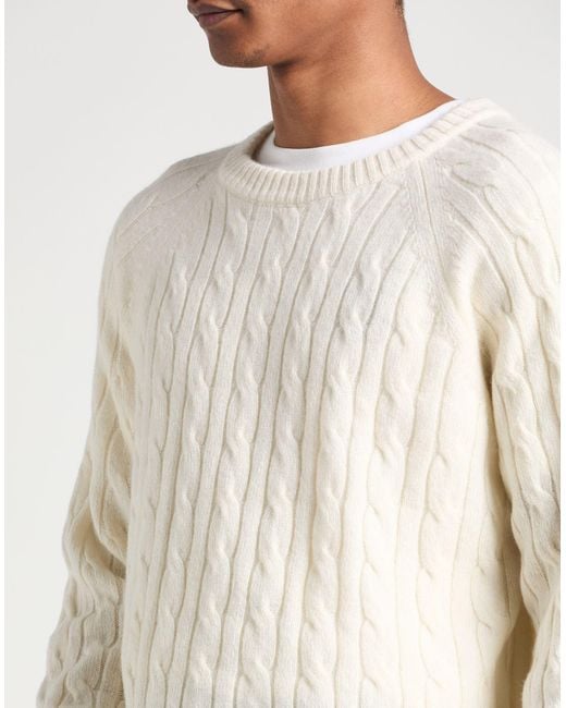 Amaranto White Sweaters for men