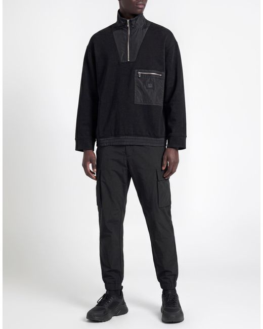 ARMANI EXCHANGE Black Sweatshirt for men