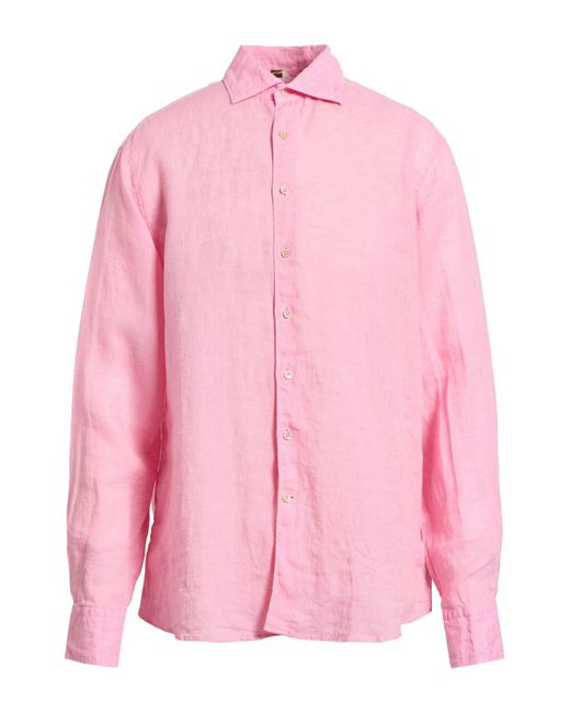 Camisa Stenstroms de hombre de color Pink