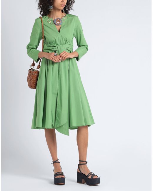 MAX&Co. Green Midi Dress