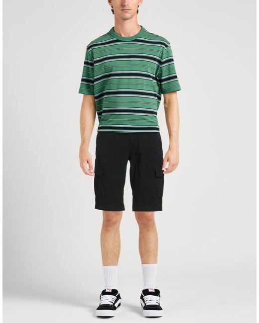 Guess Black Shorts & Bermuda Shorts Cotton, Elastane for men
