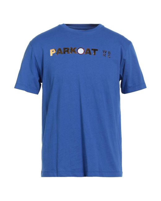 Parkoat Blue T-Shirt Cotton for men