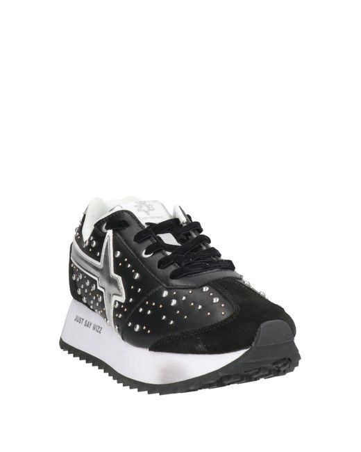 W6yz Black Trainers