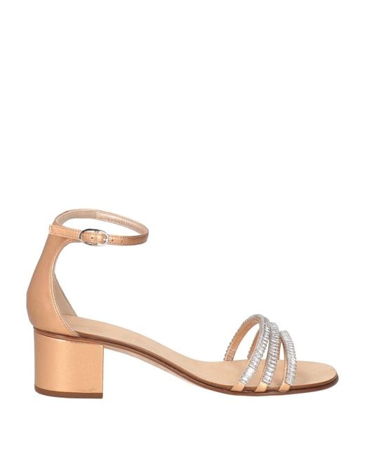 Giuseppe Zanotti Natural Sandals Leather