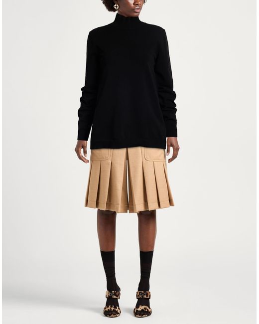Dondup Black Turtleneck Viscose, Polyester