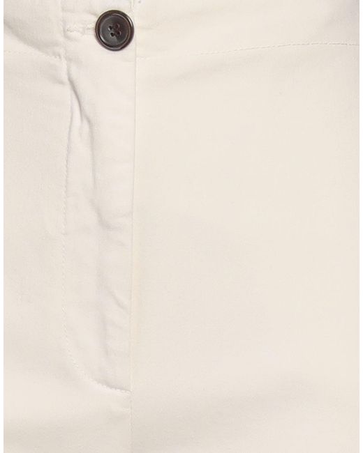 Grifoni White Pants Cotton, Elastane