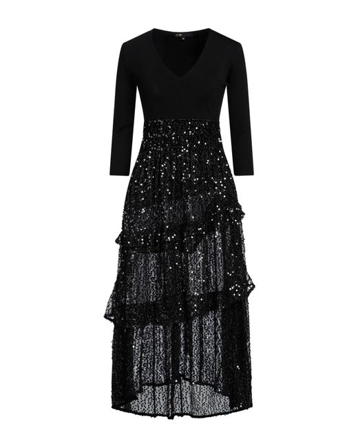 Maje Black Midi Dress