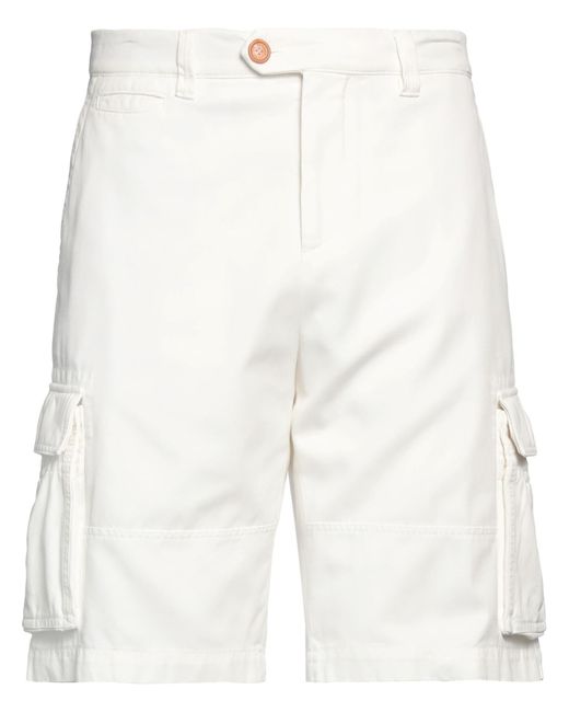 Brunello Cucinelli White Shorts & Bermuda Shorts for men