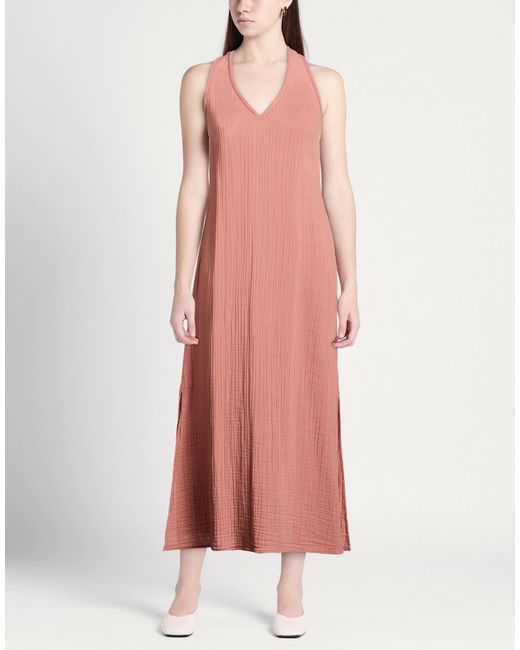 Xirena Pink Antique Rose Maxi Dress Cotton
