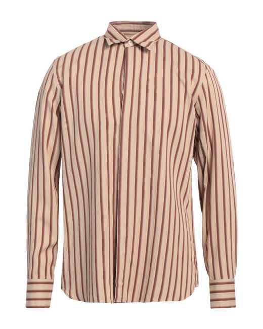 PT Torino Pink Sand Shirt Viscose, Polyamide for men