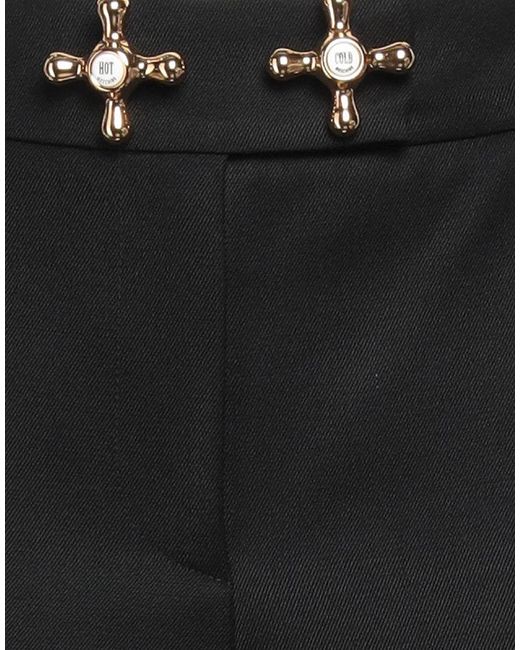 Moschino Black Couture Pants Virgin Wool