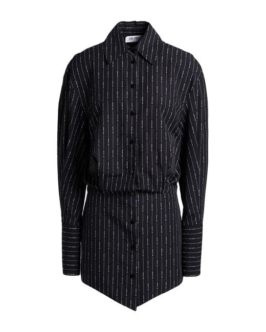 The Attico Blue Mini Dress Cotton