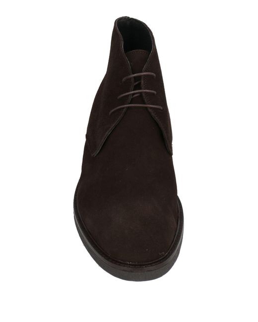Liu Jo Brown Dark Ankle Boots Leather for men