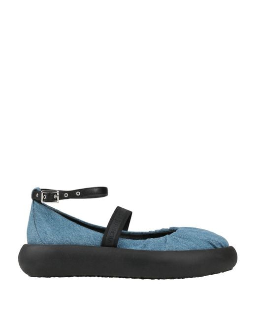Vic Matié Blue Ballet Flats