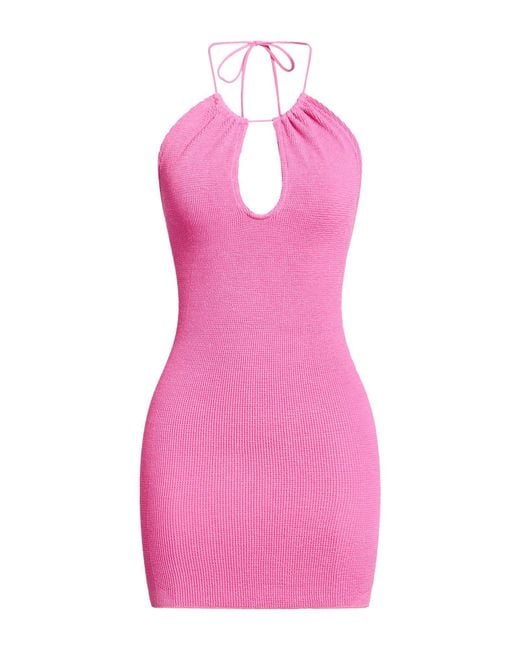 Mc2 Saint Barth Pink Mini Dresses