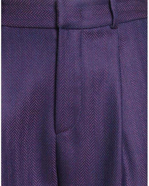 PT Torino Blue Pants Virgin Wool