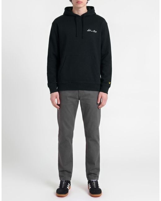 Lyle & Scott Black Sweatshirt Cotton for men