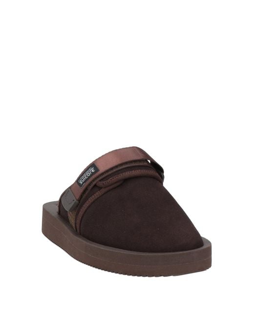 Suicoke Brown Mules & Clogs for men