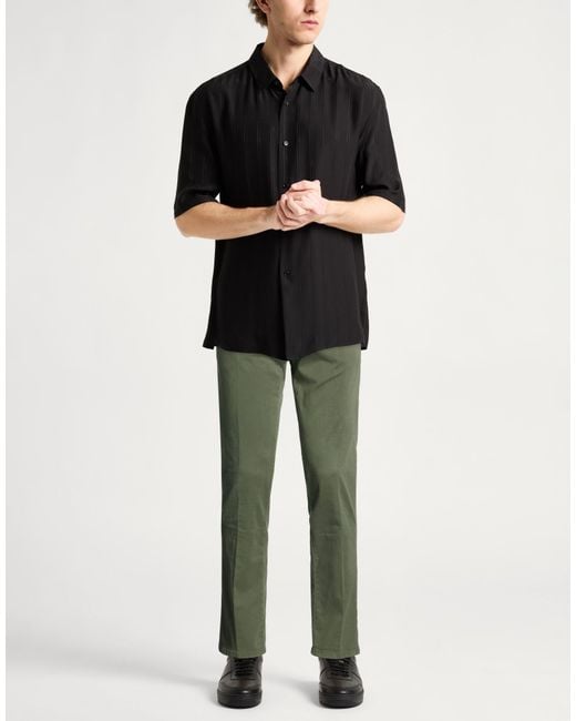 Roy Rogers Green Military Pants Cotton, Elastane for men