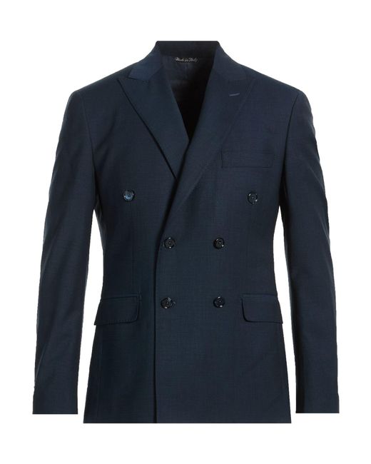 Exte Blue Blazer Wool for men