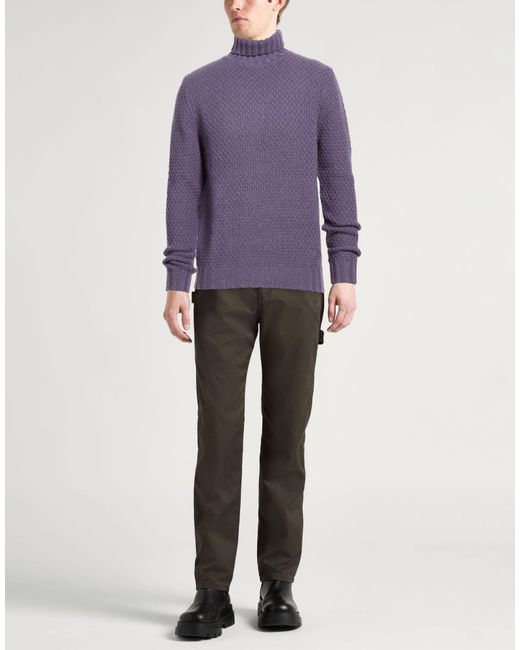 Aspesi Purple Turtleneck for men