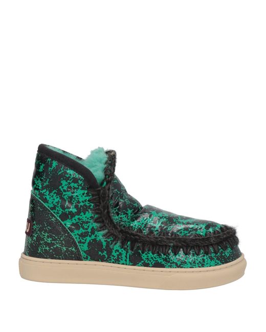 Mou Green Ankle Boots