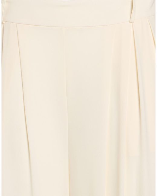 Suoli White Pants Polyester