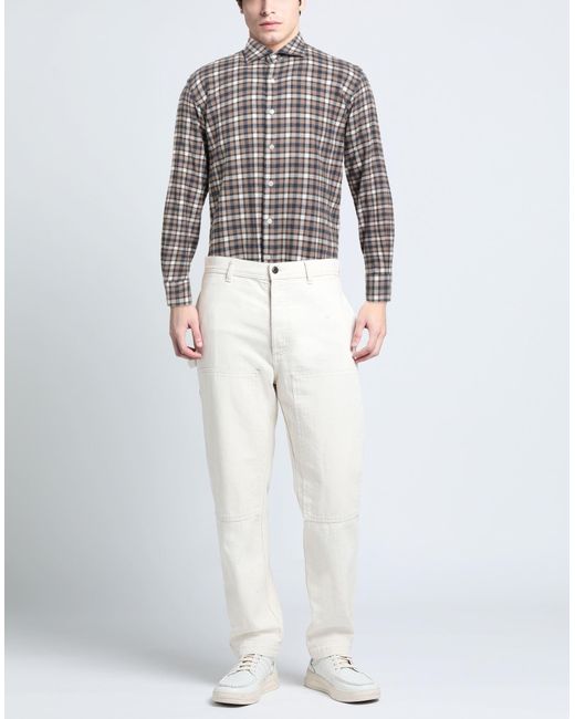 Camisa Orian de hombre de color Gray