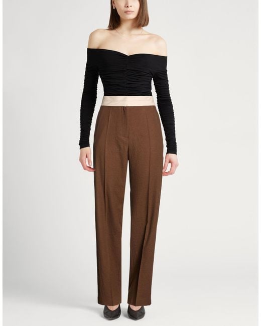 Alysi Brown Trouser