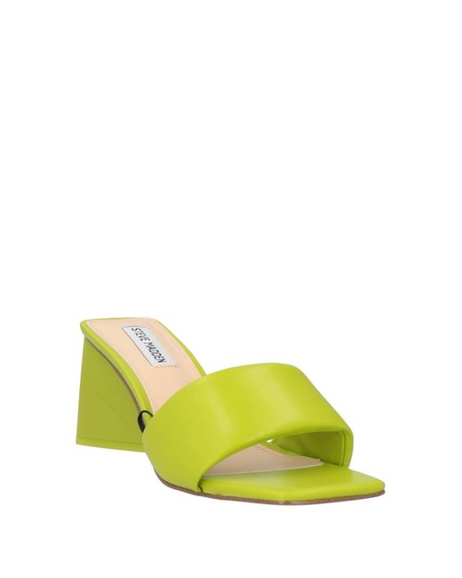 Steve Madden Yellow Sandals
