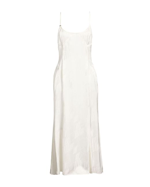 The Attico White Ivory Maxi Dress Viscose