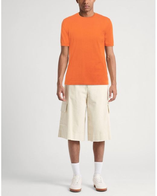 Roberto Collina Orange Sweater for men