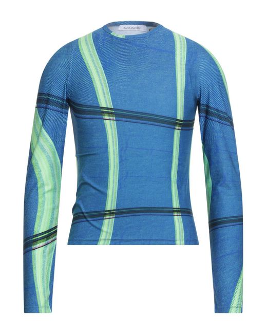 Bianca Saunders Blue Azure T-Shirt Polyester, Elastane for men