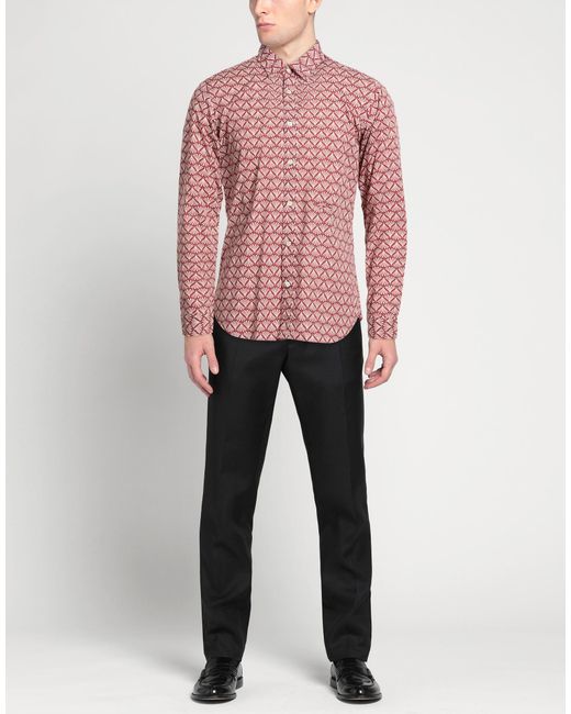 Camisa Dnl de hombre de color Pink