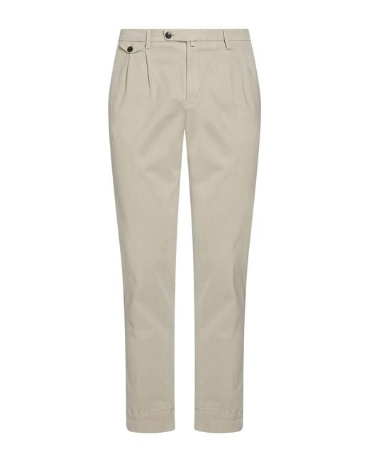 Briglia 1949 Gray Pants Modal, Cotton, Elastane for men