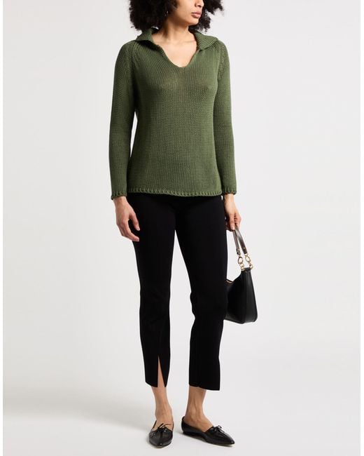 Shirtaporter Green Sweater Cotton