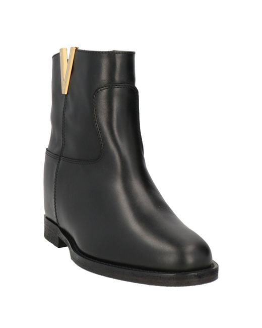 Via Roma 15 Black Ankle Boots