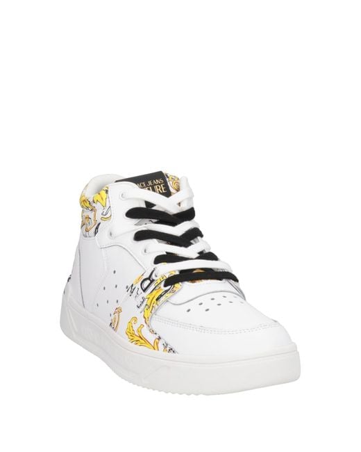 Versace Jeans Couture Metallic Sneakers Leather for men