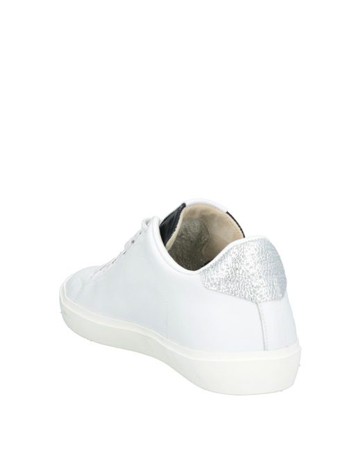 Leather Crown White Sneakers